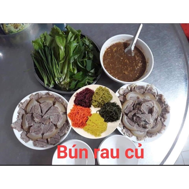 Bún rau củ (mì gạo rau củ) Nguyên Minh 300gr - Dinh dưỡng từ bột gạo và bột rau củ