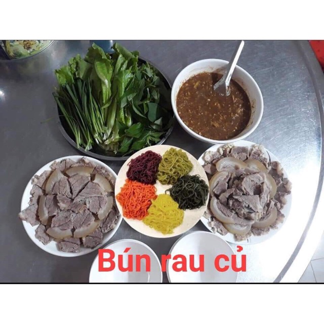 Bún rau củ (mì gạo rau củ) Nguyên Minh 300gr Dinh dưỡng từ bột gạo và bột rau củ