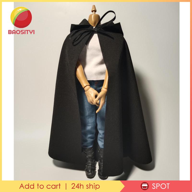 Áo choàng có mũ cho búp bê 12&quot; PH HT tỉ lệ 1/6