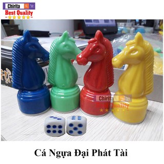 Bộ Cờ Cá Ngựa Bằng Nhựa – Cờ Dân Gian Đại Phát Tài