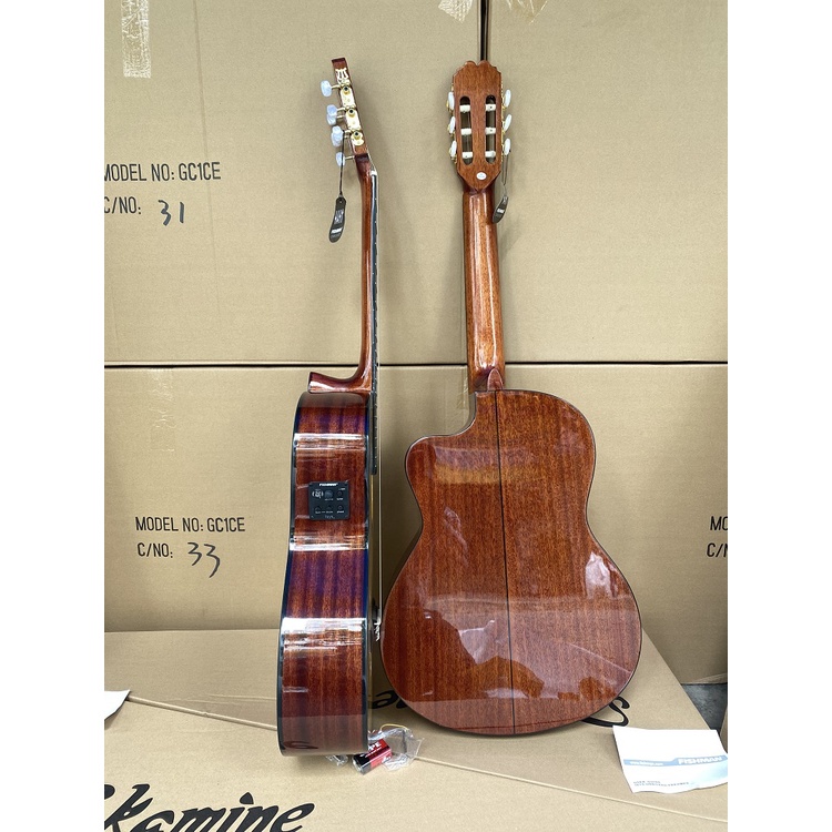 Guitar classic Takamine GC1CE dáng khuyết EQ