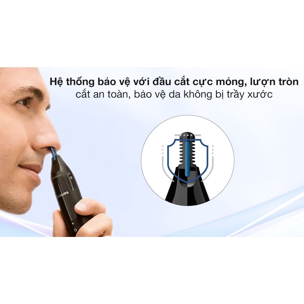 Máy cắt tỉa lông mũi và tai thoải mái NT1650/16