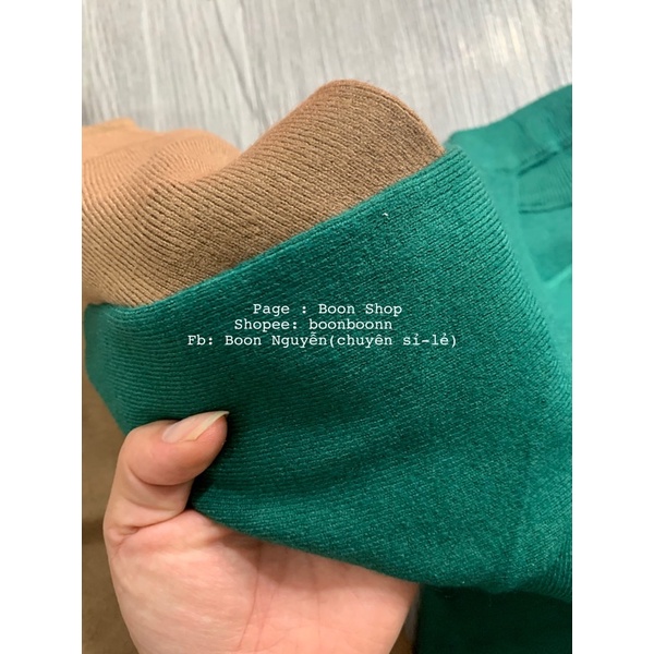 ÁO LEN TĂM CỔ KHOÉT CÁCH ĐIỆU PHONG CÁCH HÀN QUỐC MS16919