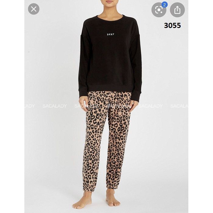 Quần Unisex Baggi Nỉ Bo D-K-N-Y Size Sô Đo Eo - 3055