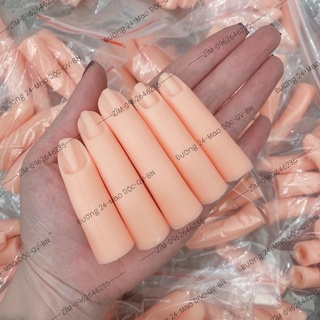 Set 5 ngón tay giả học làm nail , đắp bột làm mẫu