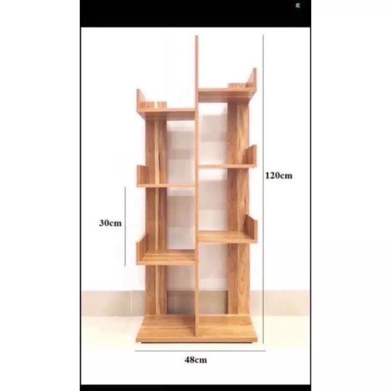 KỆ SÁCH GỖ XƯƠNG RỒNG 8 NGĂN(giá siêu rẻ)