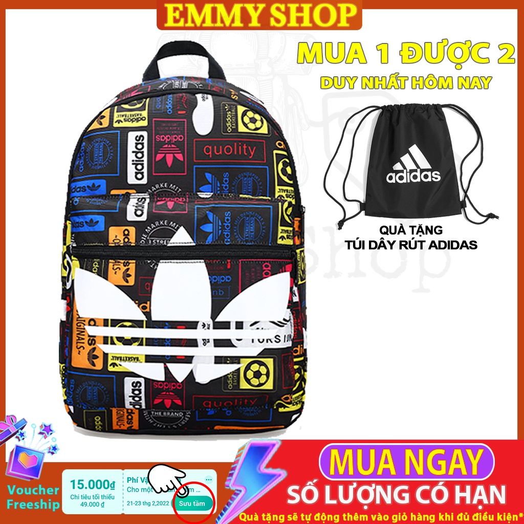Balo Adidas Originals BP Classic Trefoil Graphic AZ0280 màu sắc nổi bật new