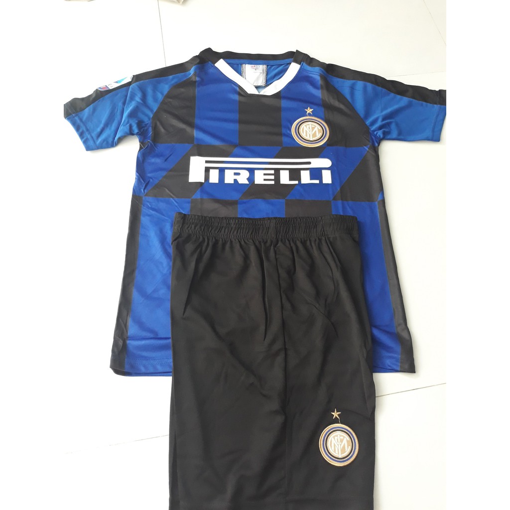 [Sale sốc] ÁO BÓNG ĐÁ CLB Inter Milan 2019 – 2020 Sân Nhà Sọc Xanh Đen