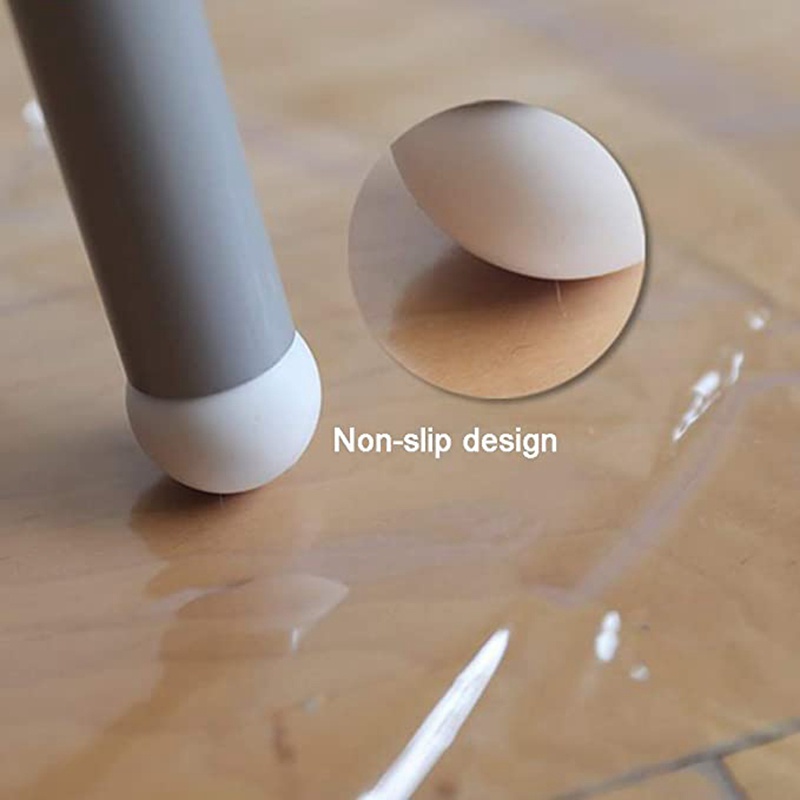 Thảm Lót Sàn Hình Tròn Trong Suốt Cỡ Lớn Chống Thấm Nước Có Thể Giặt Sạch Bảo Vệ Cho Bé Dưới Ghế Cao / Nghệ Thuật / Nghệ Thuậ