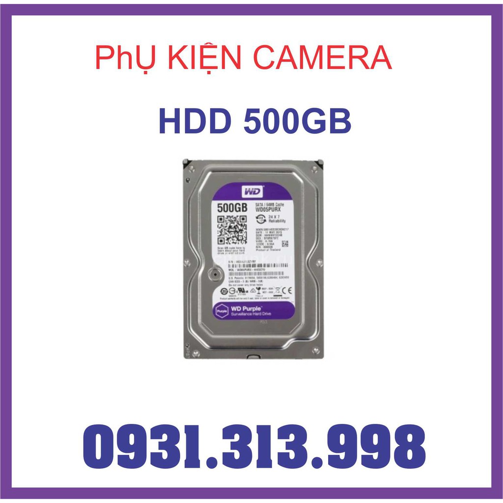 Ổ CỨNG HDD 500GB tím