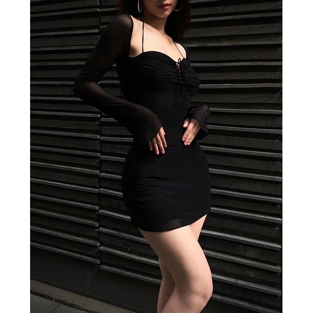 Đầm Đi Tiệc Đầm Body Quyến Rũ Viibodysuit
