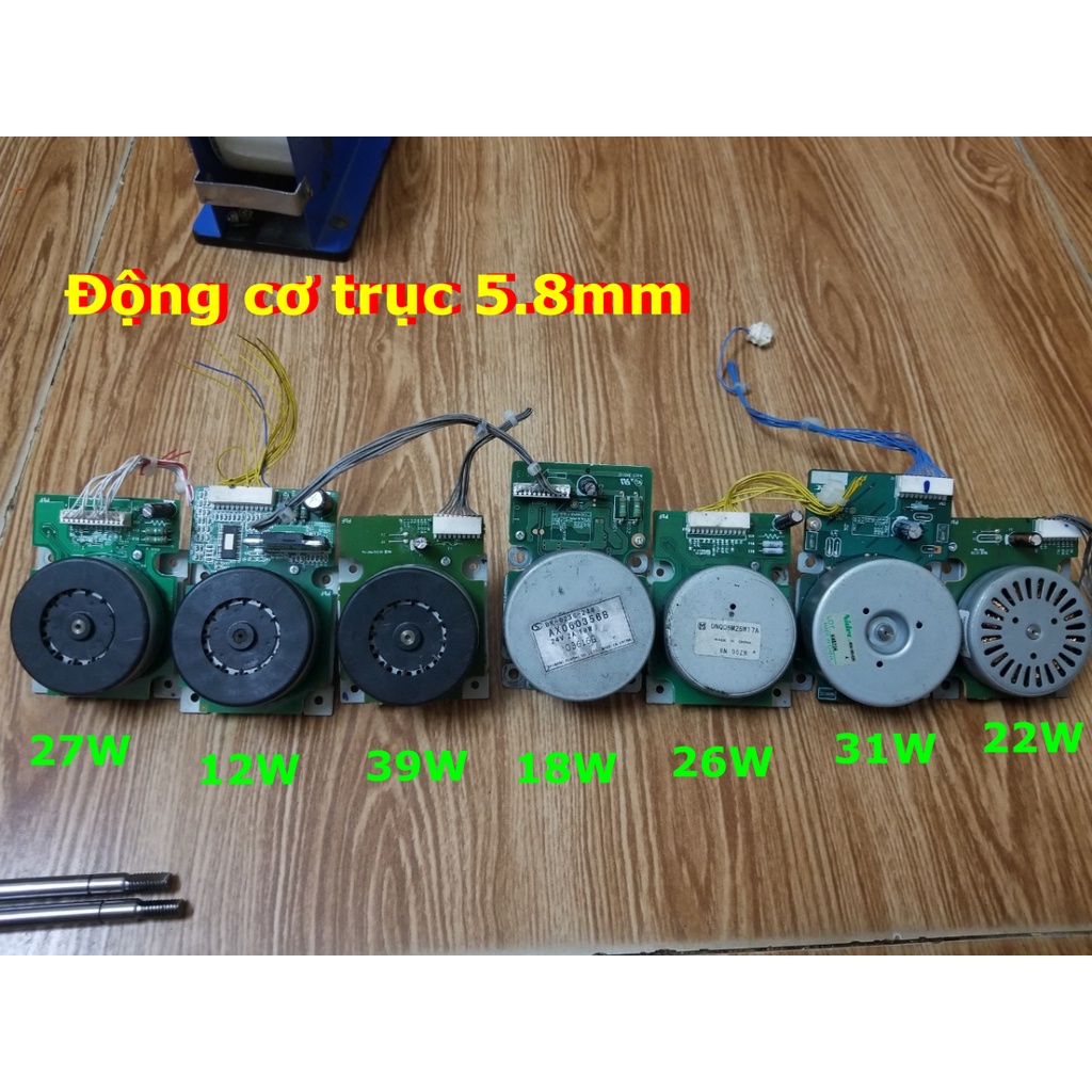 Trục quạt 8mm - Lỗ 5.8 - Động cơ máy Photo