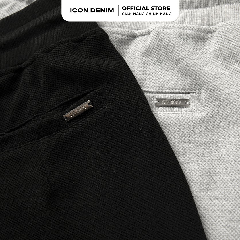 Quần Short Nỉ ICON DENIM Lưng Thun Premium Pique Red Label