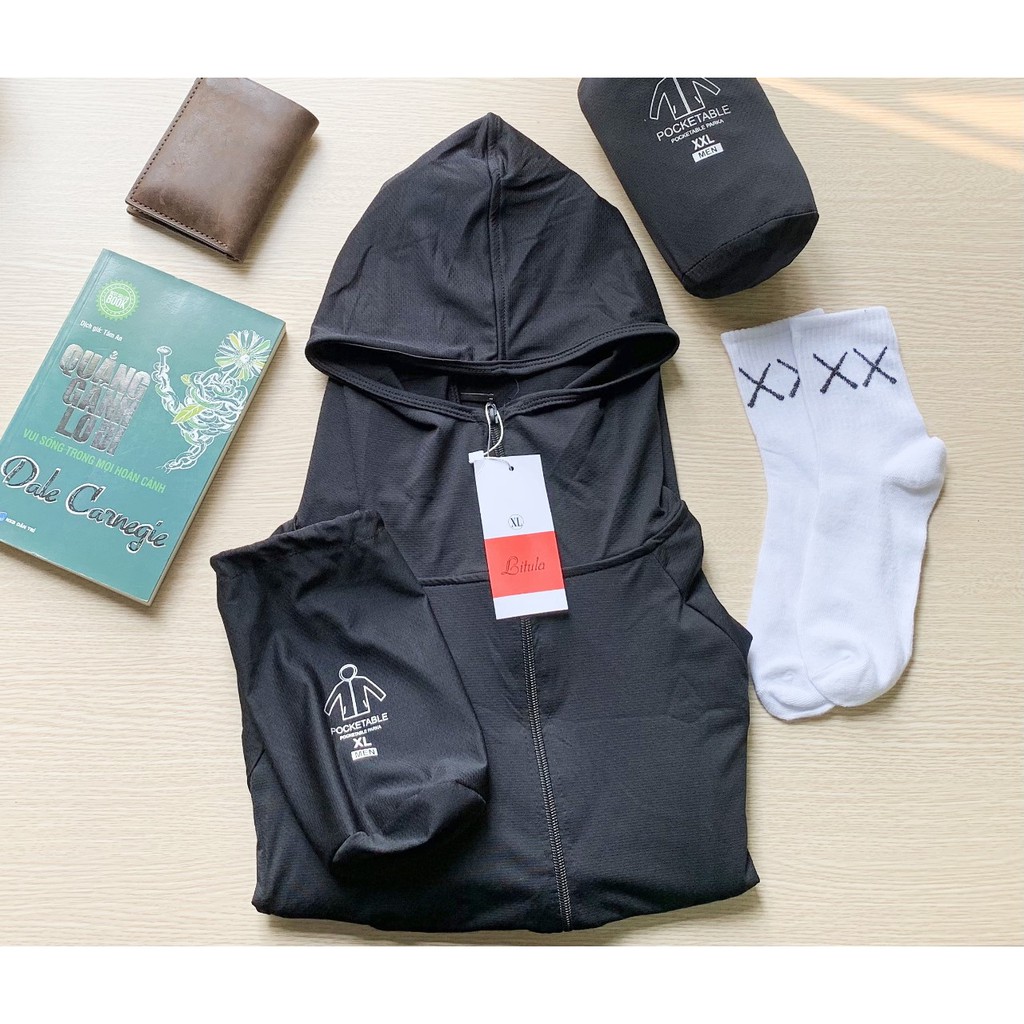 [MUA 1 TẶNG 1] Áo chống nắng nam cao cấp, thoáng mát, chống tia UV ✨Tặng kèm tất cổ cao in chữ XX Ulzzang - Unisex | BigBuy360 - bigbuy360.vn