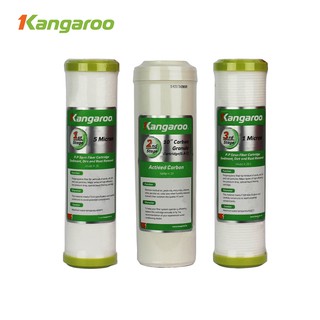 Bộ 3 lõi lọc nước số 1, 2, 3 kangaroo chính hãng(thay thế cho mọi máy lọc RO)