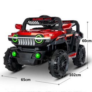   hỗ trợ ship Xe oto điện địa hình gầm cao 2 động cơ 2 ghế ngồi chống sóc kết nối USB Mic đèn nhạc cho bé 