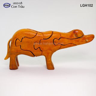 Đồ chơi Gỗ Lego lắp ráp 12 con giáp cho bé phát triển tư duy, trí tuệ