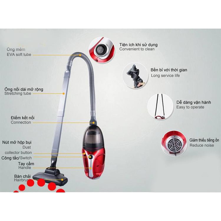 Máy Hút Bụi Đa Năng 2 Chiều Vừa Hút Vừa Thổi Vaccum Cleaner JK-08 - Tiện Lợi - Nhỏ Gọn - Công Suất Cực Mạnh