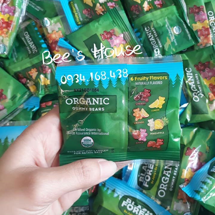 Kẹo Dẻo Gấu Black Forest Organic