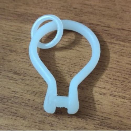 Móc treo mùng khung xếp gọn,khoen nhựa treo màn 100 cái