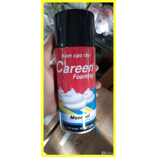 Kem cạo râu bọt mịn hương bạc hà Careen.