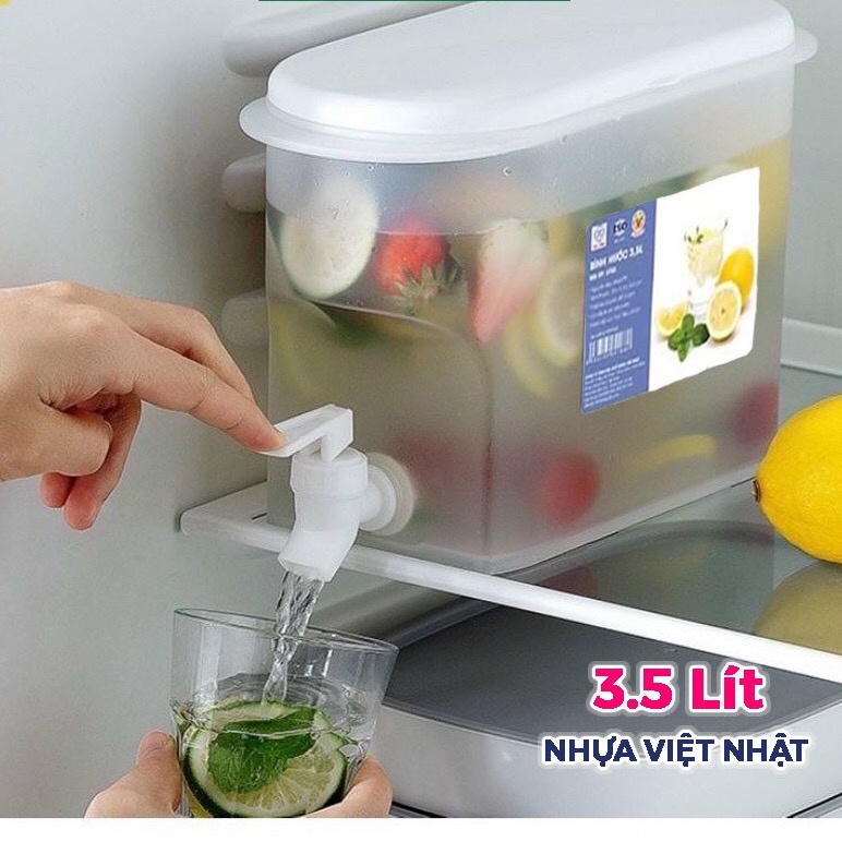 Bình đựng nước có vòi để tủ lạnh, để bàn - Tiện dụng, siêu bền