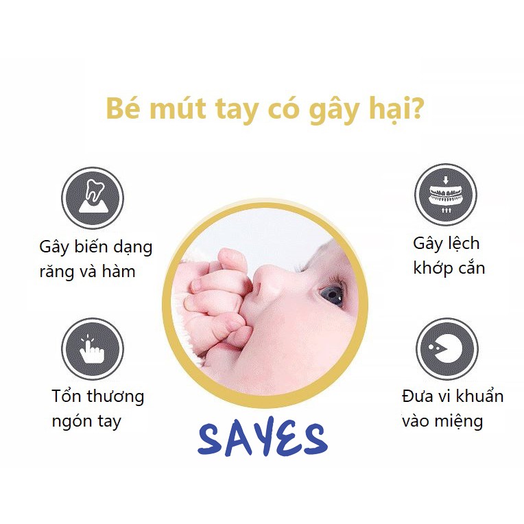 Bao tay cho bé sơ sinh vải cotton mềm mịn cao cấp, có dây nơ rút tiện lợi dễ thương