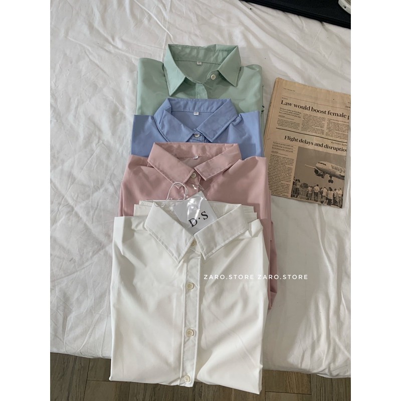 Bảng màu sơ mi  pastel [ Hình thật] | BigBuy360 - bigbuy360.vn