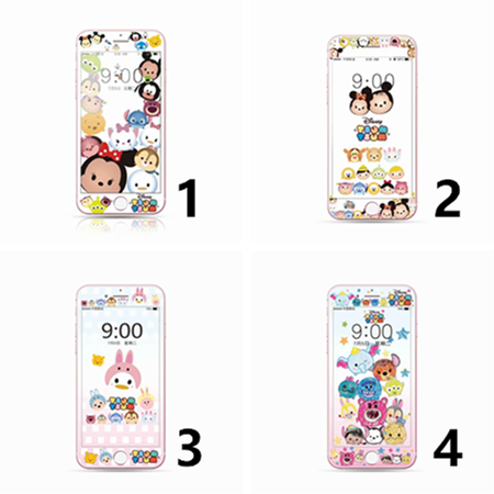 Kính Cường Lực Bảo Vệ Màn Hình In Hình Mickey Minnie Cho Iphone 7 I8 I6 6s Plus 7plus