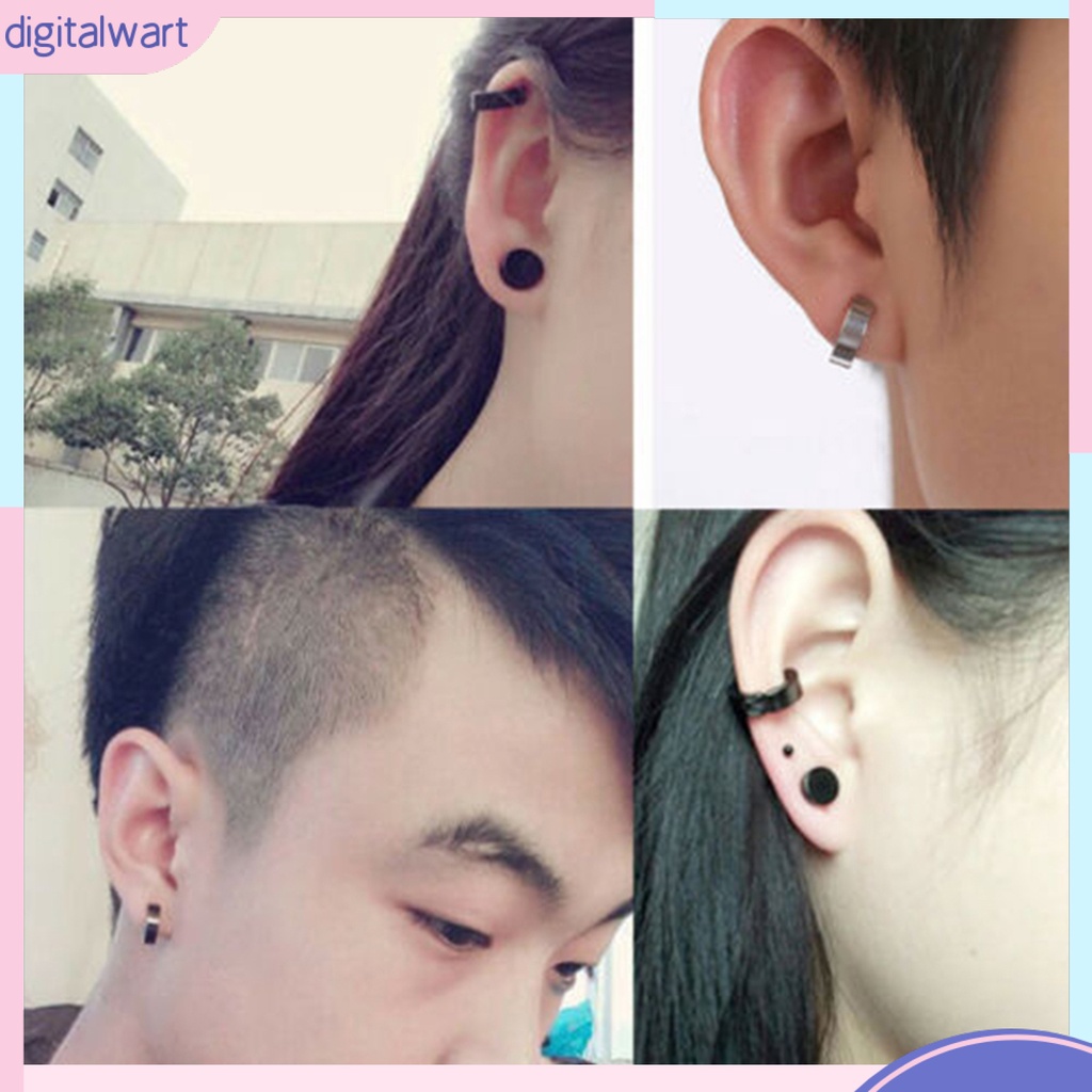 Khuyên kẹp vành tai không cần xỏ bằng thép titan thời trang cá tính