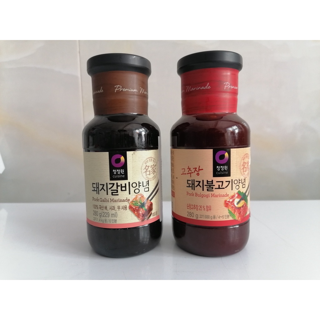 [Chai 280g] XỐT ƯỚP SƯỜN HEO Daesang [Korea] MIWON Pork Galbi Marinade
