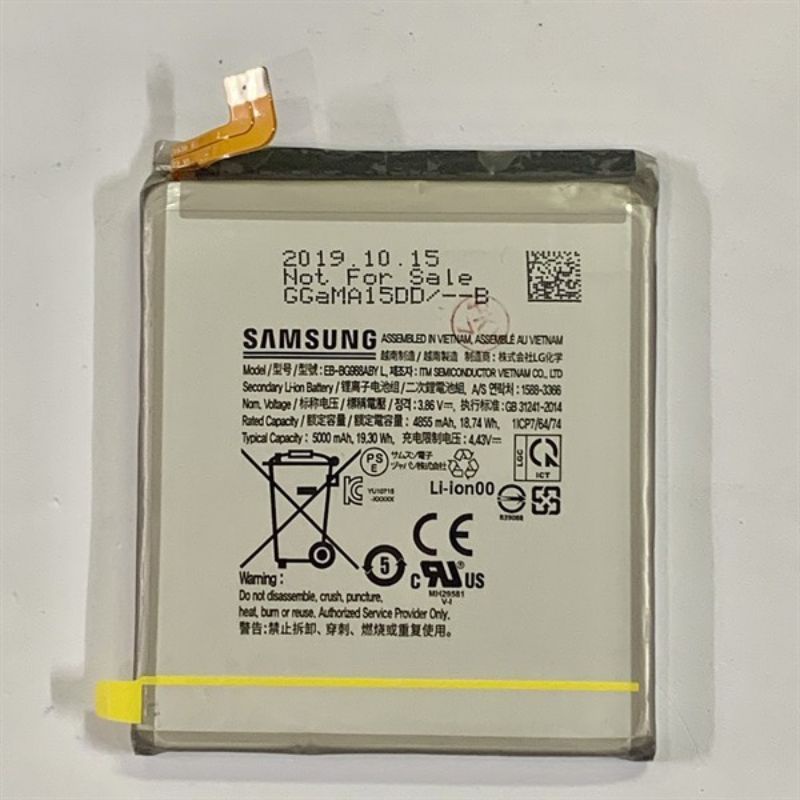 Pin Samsung S20 Ultra bảo hành 6 tháng.