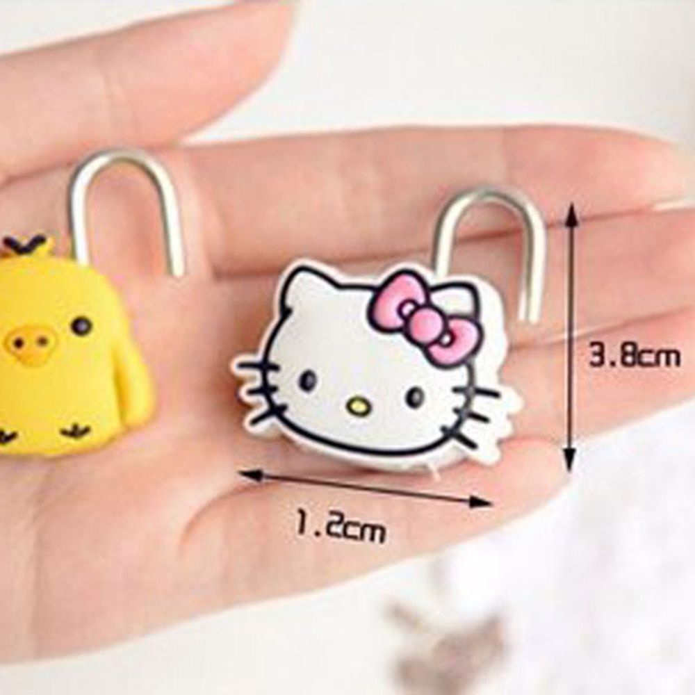 Ổ khóa mini họa tiết hoạt hình dễ thương dùng cho vali/ túi xách chất lượng cao