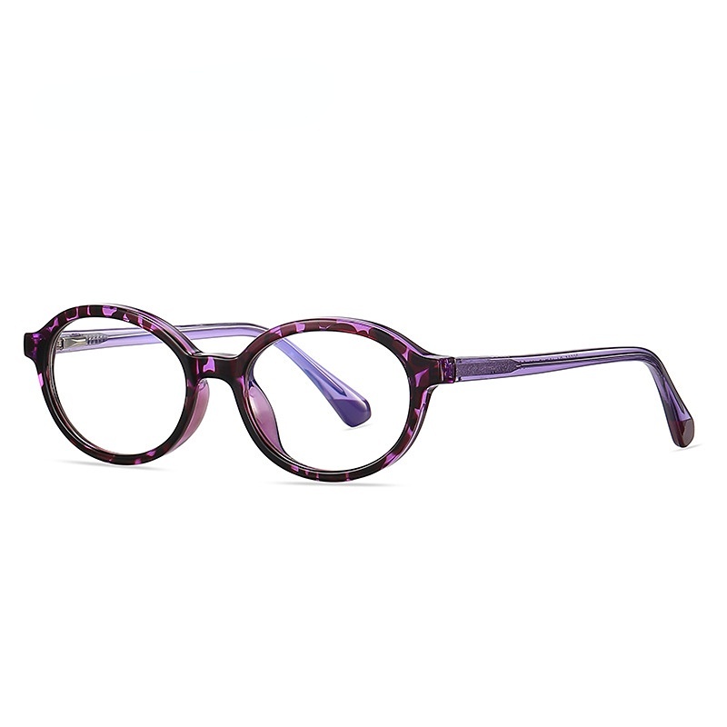 Mắt Kính Gọng Oval Màu Sắc Kẹo Ngọt Chống Bức Xạ Chất Lượng Cao Dành Cho Bé