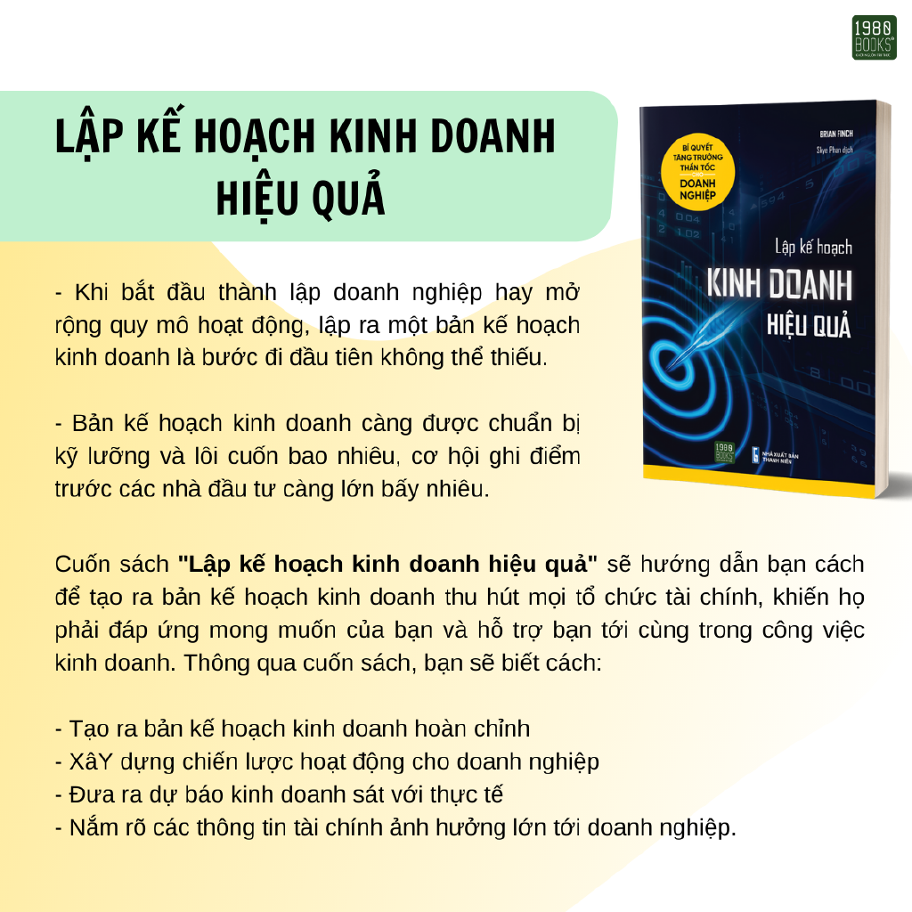 Sách - Lập Kế Hoạch Kinh Doanh Hiệu Quả