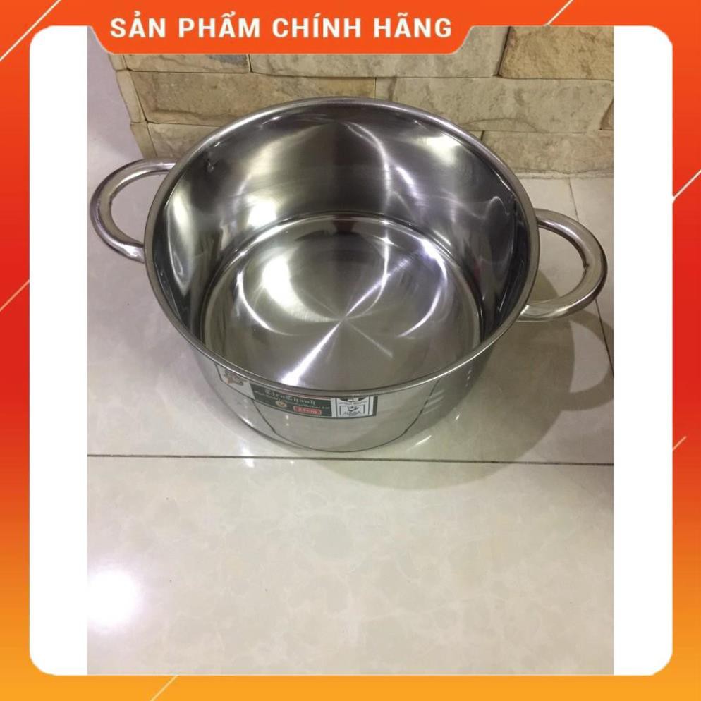 [Hàng chính hãng] NỒI INOX TIẾN THÀNH, đun bếp gas, bếp từ (nhiều size từ 14CM - 32CM)