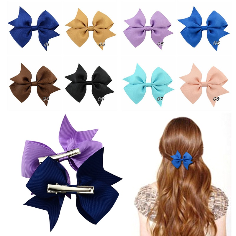Set 20 Kẹp Tóc Nơ Xinh Xắn Dành Cho Bé Gái