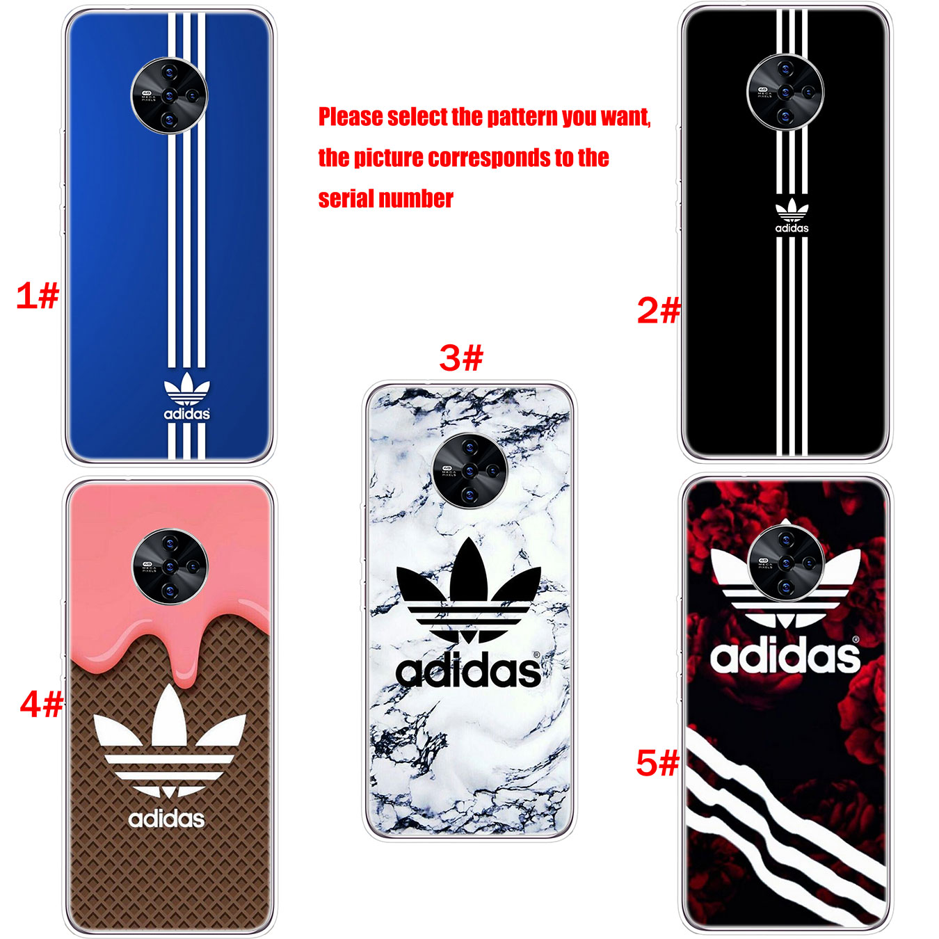 Ốp lưng silicon họa tiết logo Adidas cho Samsung Galaxy A71 A70 M20 A6 Plus A7 A8 A9 2018 A6+ S7 Edge