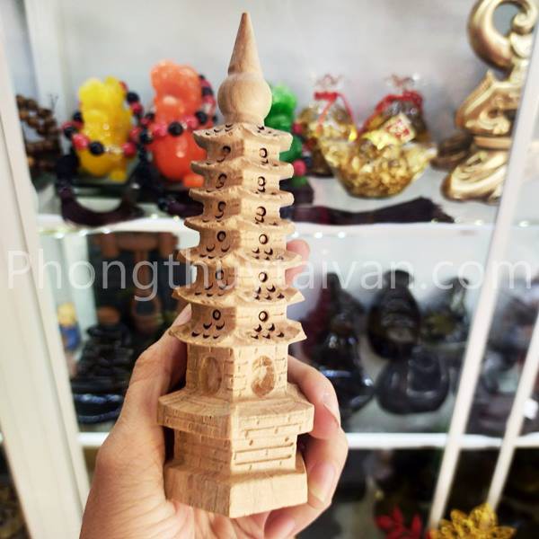 Tháp Văn Xương gỗ ĐÀO  7,9,13 tầng🌵 phong thủy | BigBuy360 - bigbuy360.vn