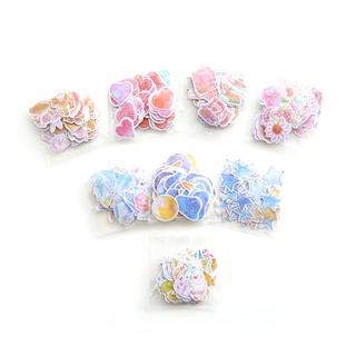 Hình dán trang trí Sticker Kamio, 60 miếng
