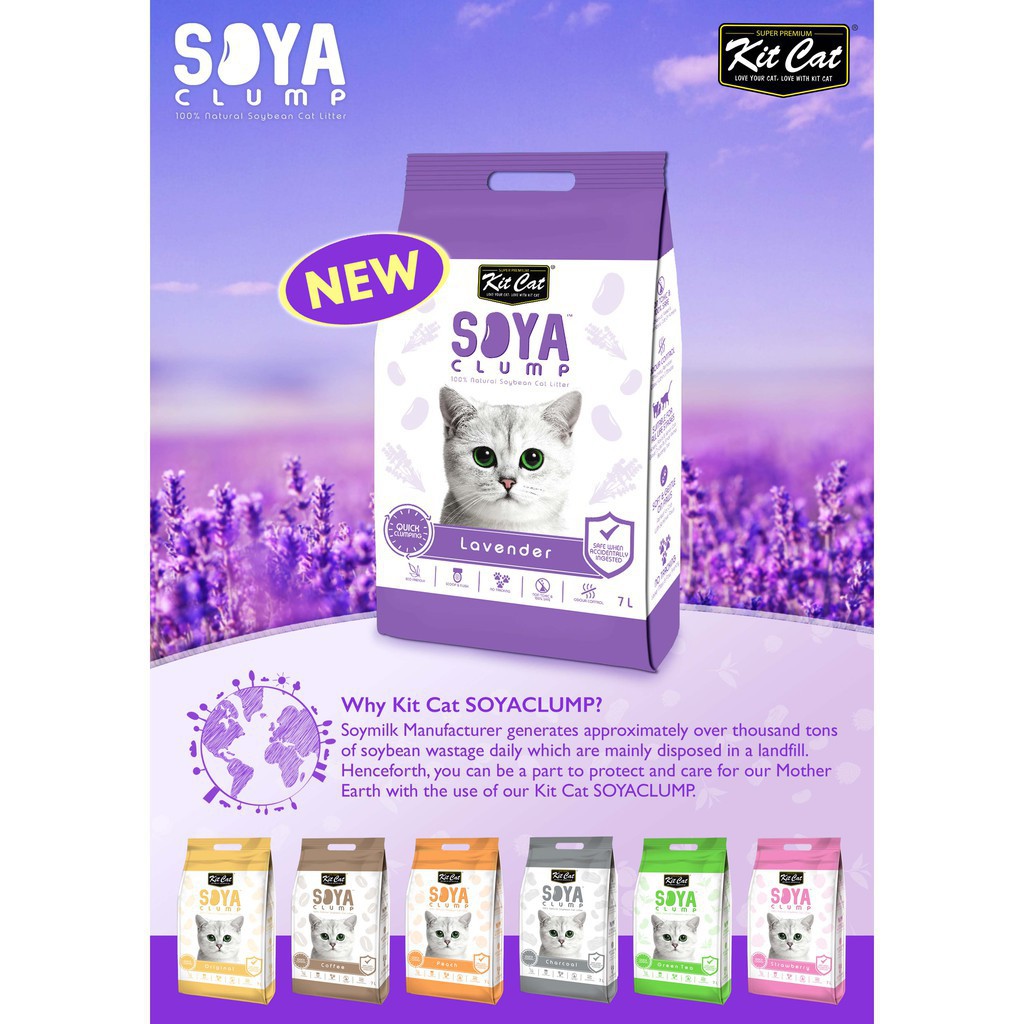 Cát Kit Cat Đậu Nành Soya vệ sinh cho mèo 7L