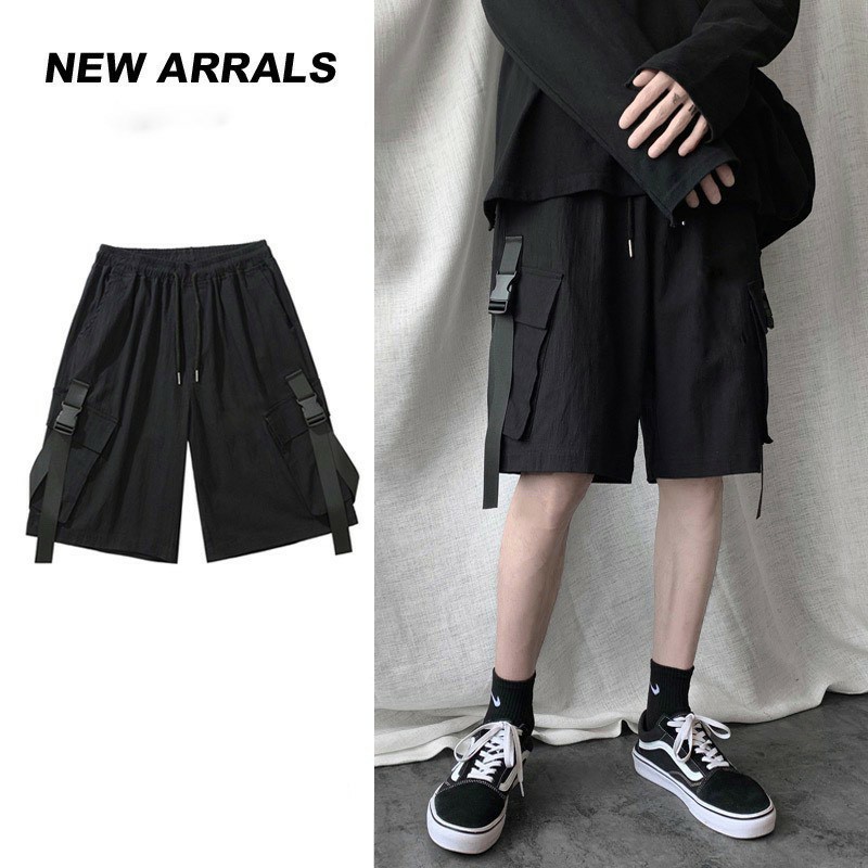 Quần Short Kaki Phối Khóa PACI SHORT Unisex