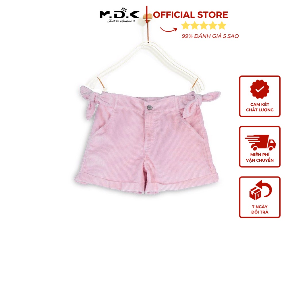 Quần Short Bé Gái M.D.K Tiered-Bow Pull-On Short M.D.K - xinh xắn, dễ thương