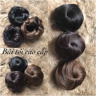 Tóc Giả _ Tóc Búi củ tỏi cao cấp