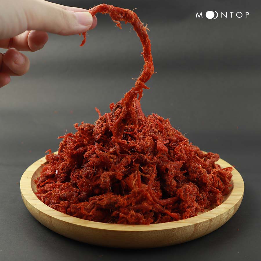 KHÔ BÒ SỢI SẢ ỚT THỢ SĂN (gà giả bò) - Hảo hạng loại 1 - Thịt khô homemade Moontop - Chất từng miếng thịt! | BigBuy360 - bigbuy360.vn