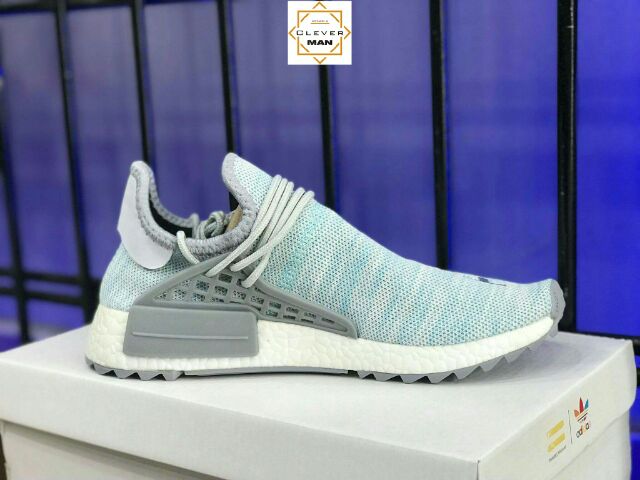 GIẦY đẹp (FULLBOX) giày thể thao NMD HUMAN RACE cuerpo terre xanh lơ giá tốt . . . . hot ³