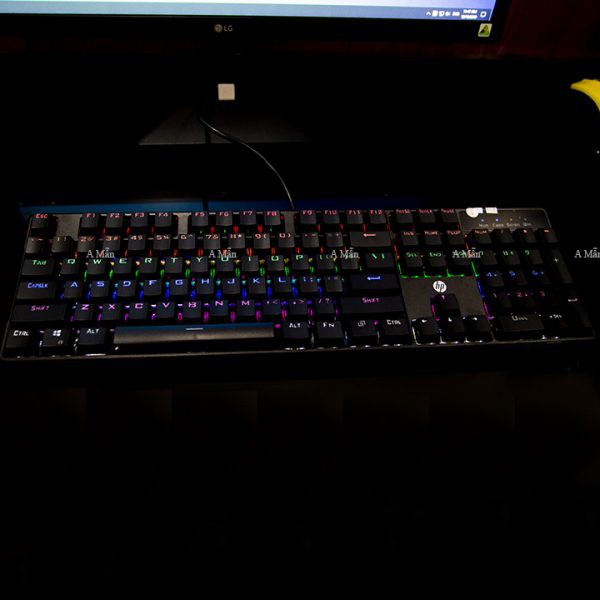 Keyboad cơ blue swicth HP GK 320 đen (USB)