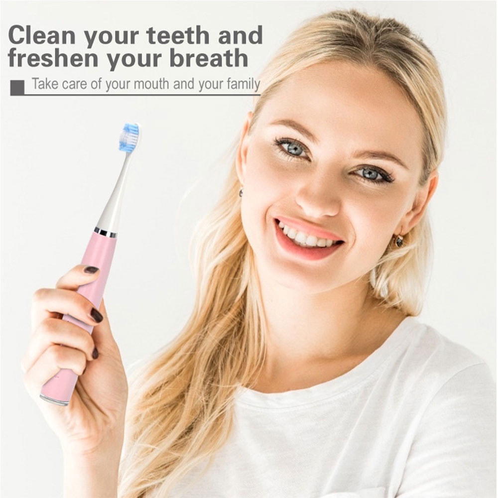 Máy lấy cao răng tại nhà Gumcare Wireless Toothbrush,máy 2 in 1 lấy vôi răng kèm đánh răng sạc đế không dây