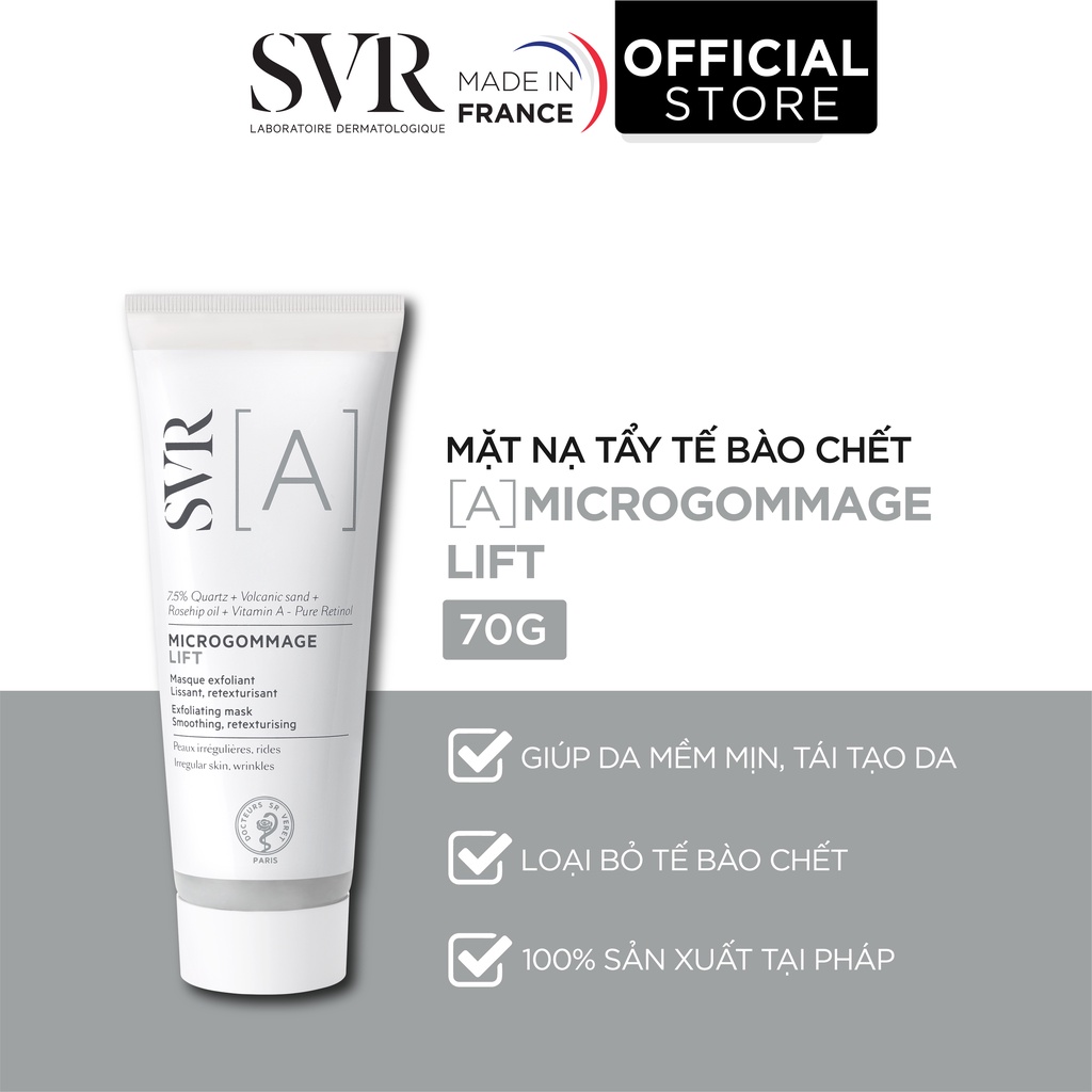 Mặt Nạ Tẩy Tế Bào Chết SVR [A] Microgommage Lift 70g