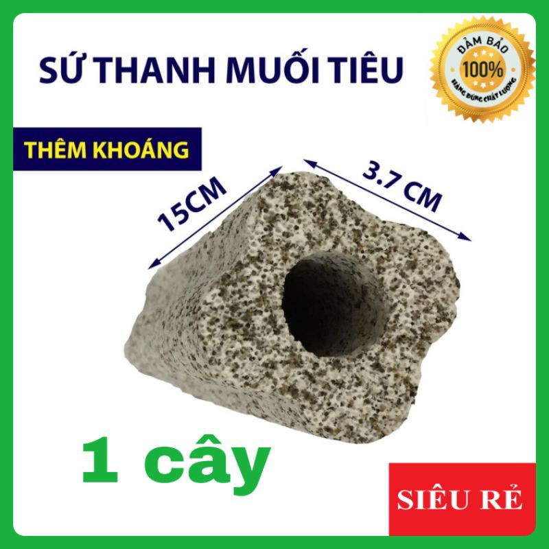 Thanh sứ lọc hoa mai vàng, muối tiêu cho bể cá, hồ koi giá tốt tại cacanhhadoan
